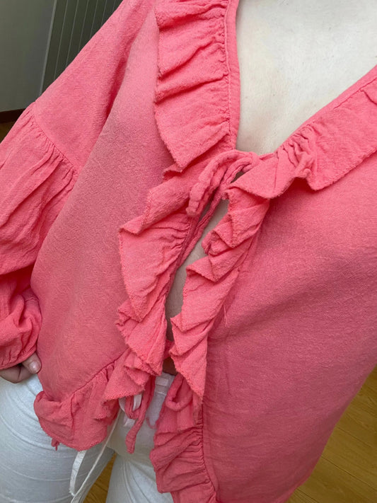 Top Juline corail - MALLENA COLLECTION