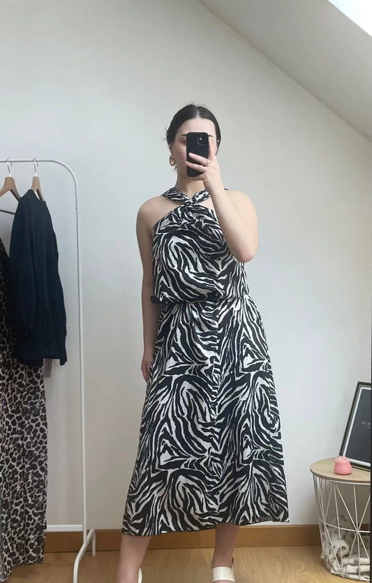 Robe Zèbre - MALLENA COLLECTION