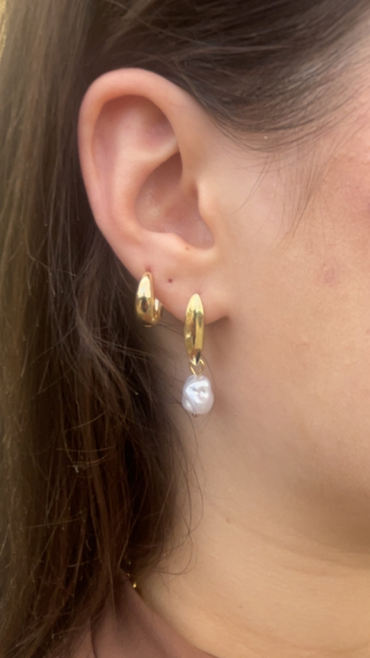 Boucles d’oreilles perle