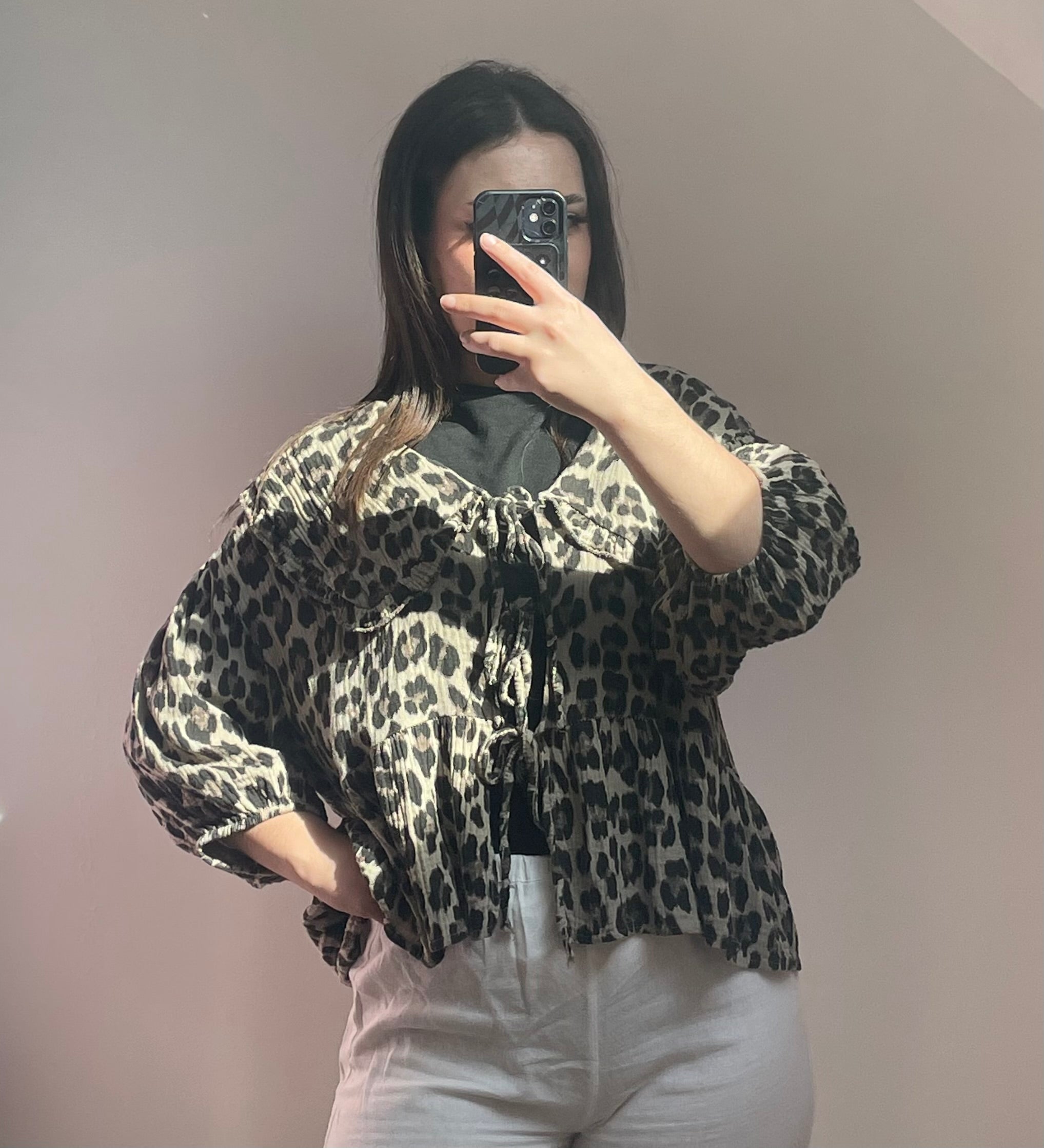 Blouse Léopard (dernière pièce)