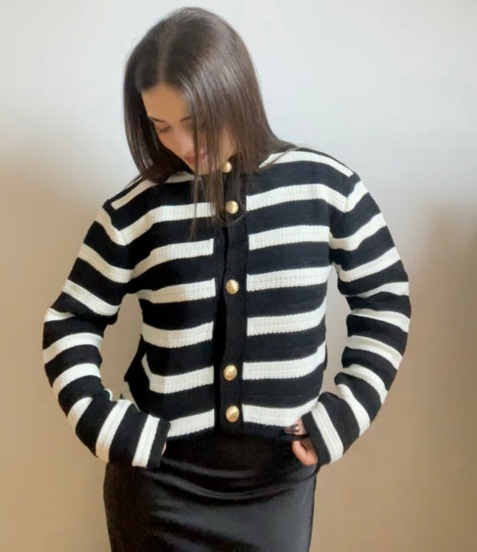 Gilet marinière - MALLENA COLLECTION