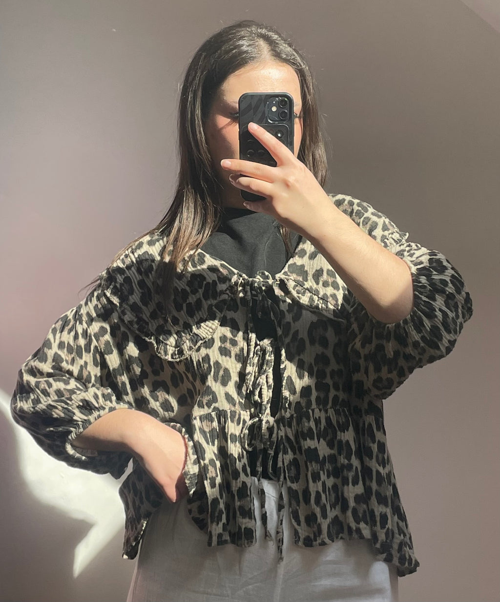Blouse Léopard (dernière pièce)