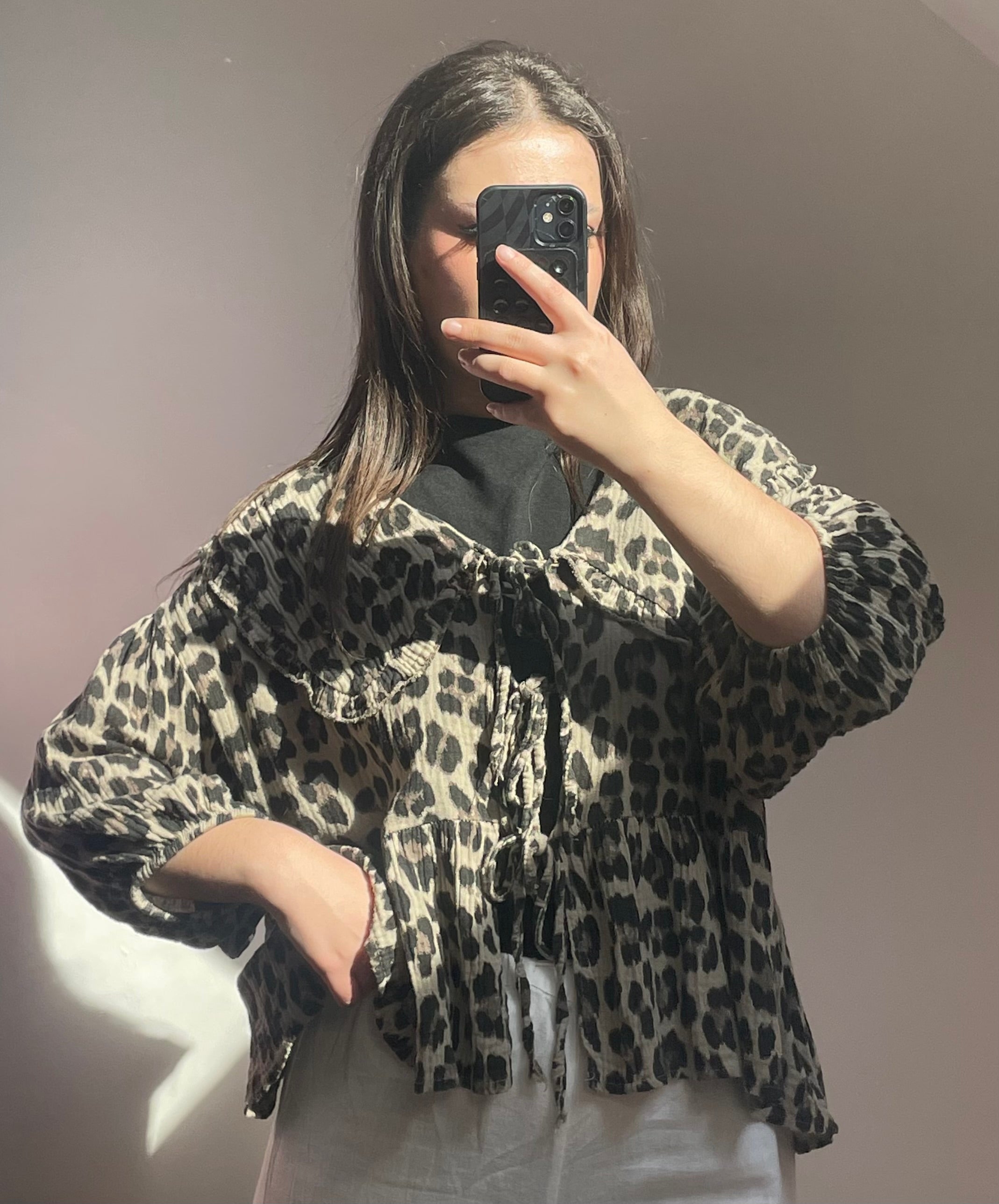 Blouse Léopard (dernière pièce)