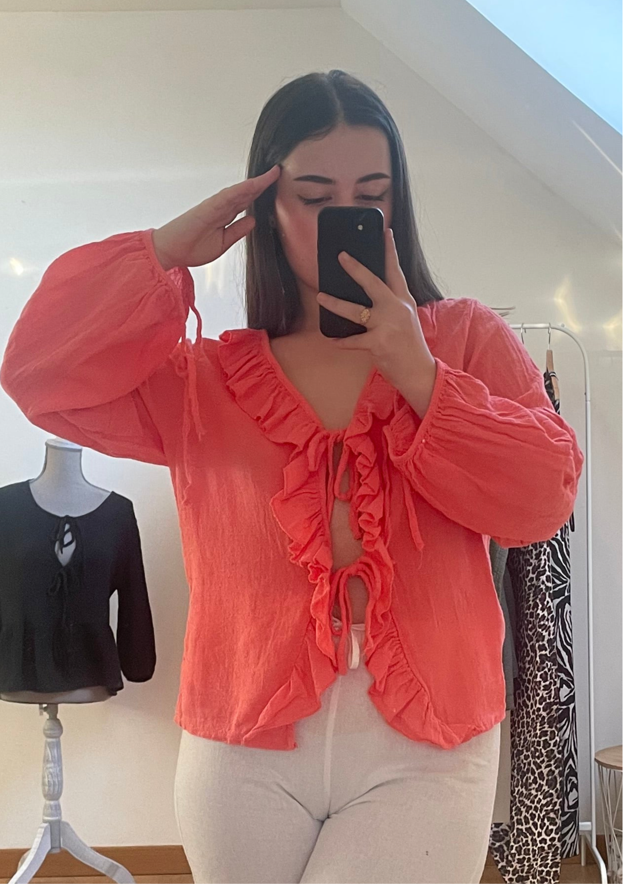 Top Juline corail