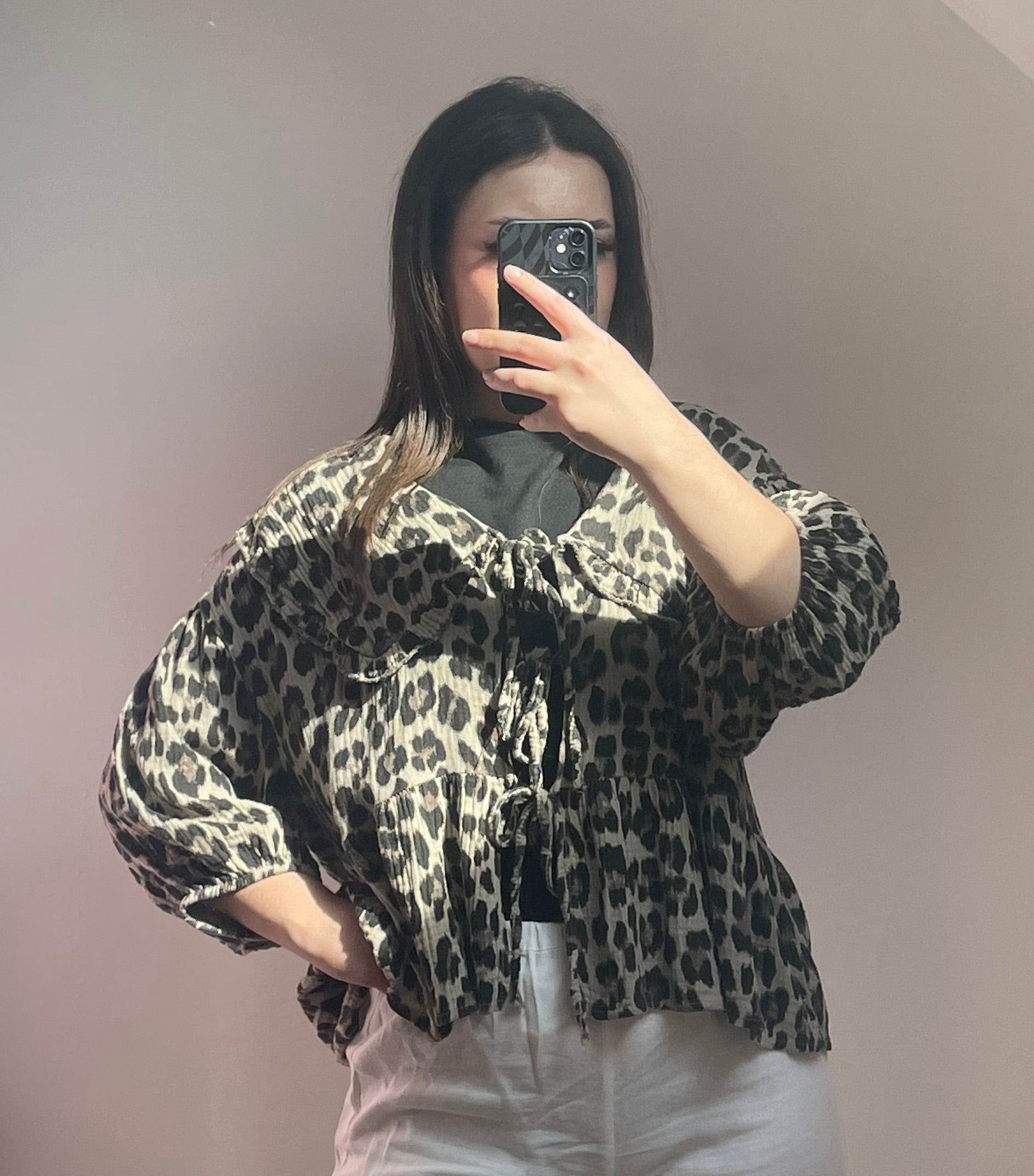 Blouse Léopard (dernière pièce)